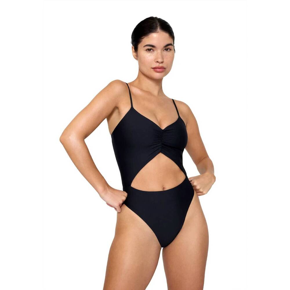 NEW DOS GARDENIAS dallas one piece in noir